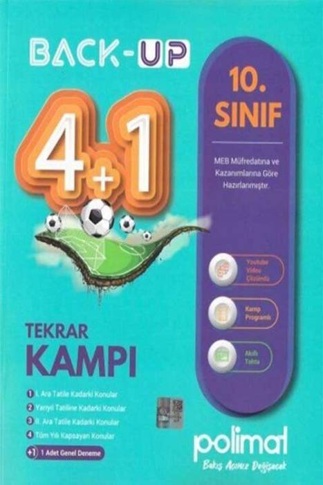 10. Sınıf Back Up 4+1 Kamp Kitabı Polimat Yayınları