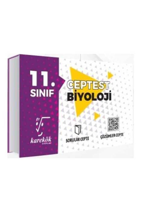 11. Sınıf Biyoloji Cep Test Karekök Yayınları