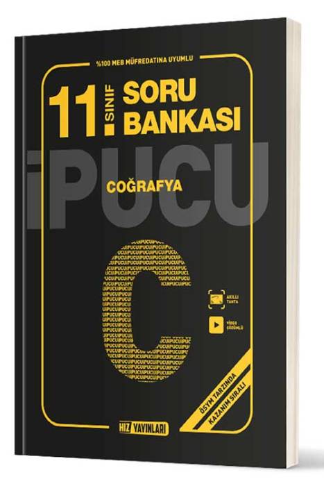 11. Sınıf Coğrafya İpucu Soru Bankası Hız Yayınları