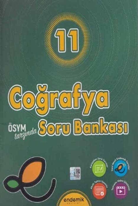 11. Sınıf Coğrafya Soru Bankası Endemik Yayınları