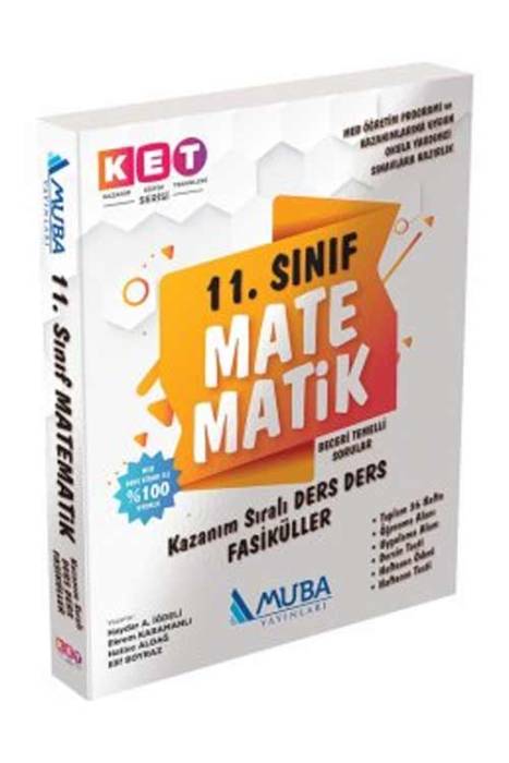 11.Sınıf Matematik KET Serisi Defter ve Kitap Muba Yayınları