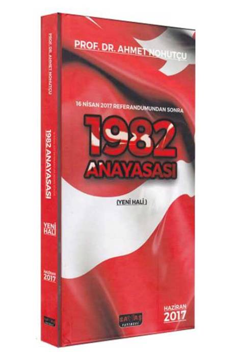 1982 Anayasası 2017 Yeni Hali Dikişli Ciltli Baskı Savaş Yayınevi