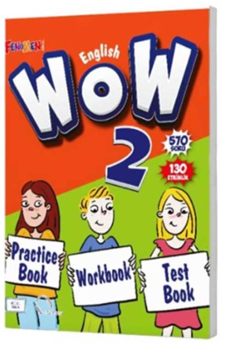 2. Sınıf Wow English Practice Book Workbook Test Book Fenomen Okul Gama Yayınları