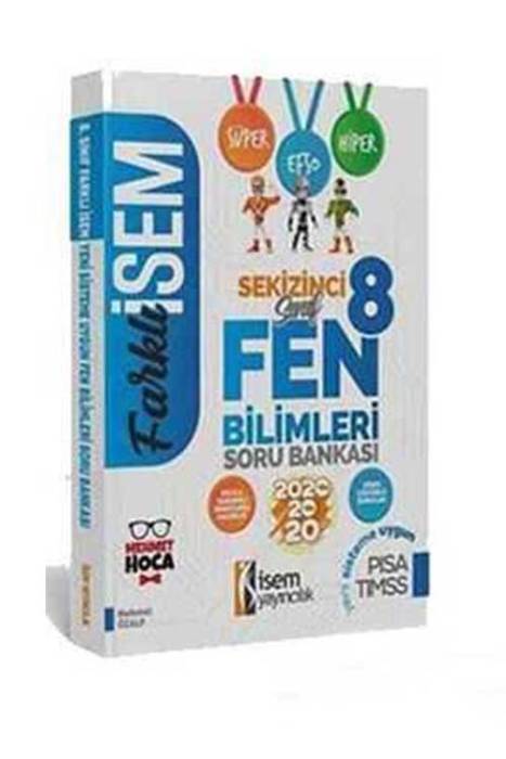 2020 Farklı İsem LGS 8. Sınıf Fen Bilimleri Soru Bankası İsem Yayıncılık