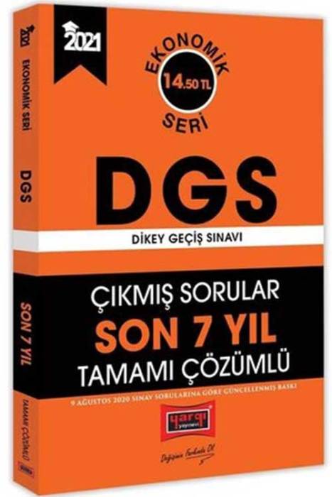 2021 DGS Son 7 Yıl Tamamı Çözümlü Çıkmış Sorular Ekonomik Seri Yargı Yayınları