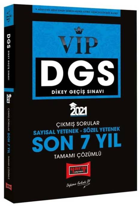 2021 DGS VIP Sayısal Sözel Yetenek Son 7 Yıl Tamamı Çözümlü Çıkmış Sorular Yargı Yayınları