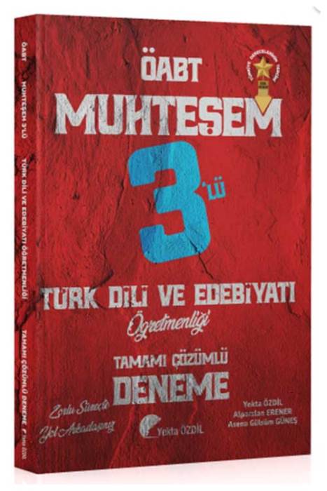 2021 ÖABT Türk Dili ve Edebiyatı Muhteşem 3 lü Deneme Çözümlü - Yekta Özdil Özdil Akademi