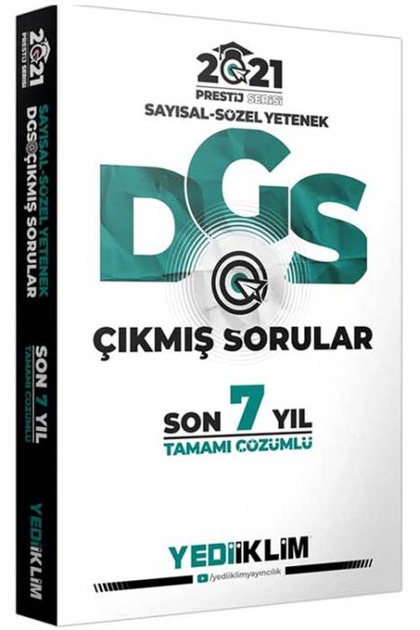 2021 Prestij Serisi DGS Tamamı Çözümlü Son 7 Yıl Çıkmış Sorular Yediiklim Yayınları