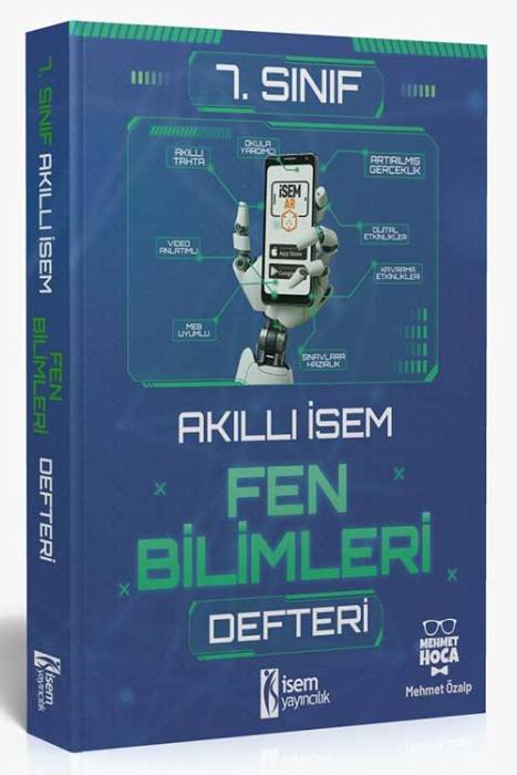 2025 Akıllı İsem 7. Sınıf Fen Bilimleri Defteri İsem Yayıncılık