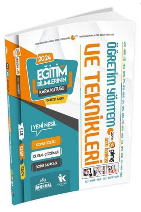 2024 KPSS Eğitim Bilimlerinin Kara Kutusu Öğretim Yöntem ve Teknikleri Çıkmış Sorular Soru Bankası Çözümlü İnformal Yayınları