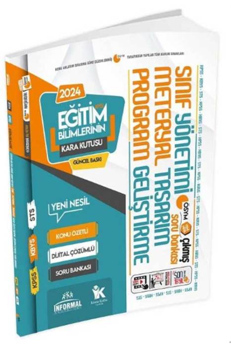 2024 KPSS Eğitim Bilimlerinin Kara Kutusu Program Geliştirme Çıkmış Sorular Soru Bankası Çözümlü İnformal Yayınları