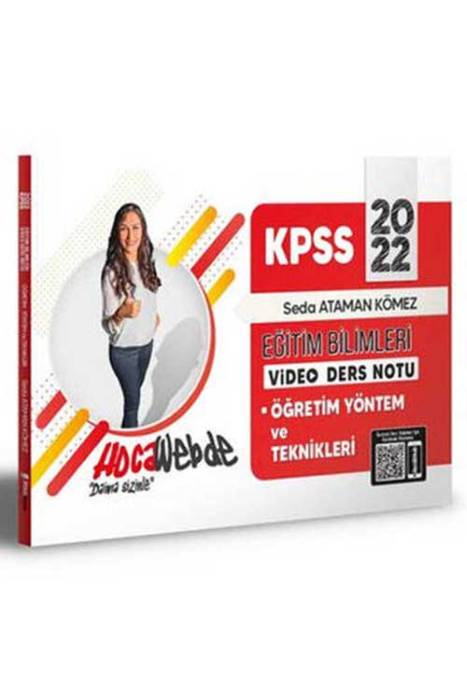 2022 KPSS Eğitim Bilimleri Öğretim Yöntem ve Teknikleri Video Ders Notları Hocawebde Yayınları