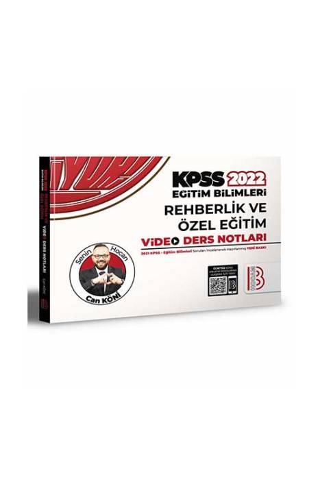 2022 KPSS Eğitim Bilimleri Rehberlik Video Ders Notları Benim Hocam Yayınları