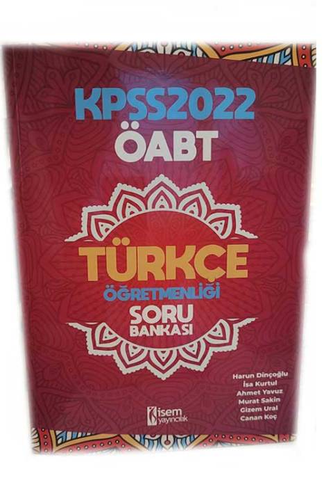 2022 KPSS ÖABT Türkçe Öğretmenliği Soru Bankası İsem Yayıncılık