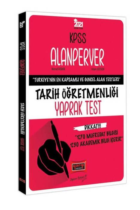  ÖABT Tarih Öğretmenliği Alanperver Yaprak Test Yargı Yayınları