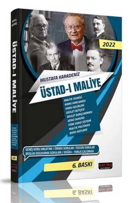 2022 Üstadı Maliye Konu Anlatımı Savaş Yayınları