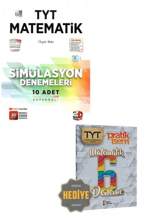 3D TYT Matematik Simülasyon Denemeleri 3D Yayınları Hediyeli