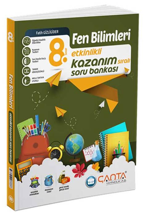 2023 8. Sınıf Kazanım Fen Bilimleri Soru Bankası Çanta Yayınları