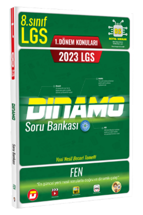 2023 8. Sınıf LGS 1. Dönem Fen Bilimleri Dinamo Soru Bankası Tonguç Akademi Yayınları