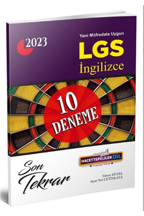 2023 8. Sınıf LGS İngilizce Son Tekrar 10 Deneme Hacettepeliler