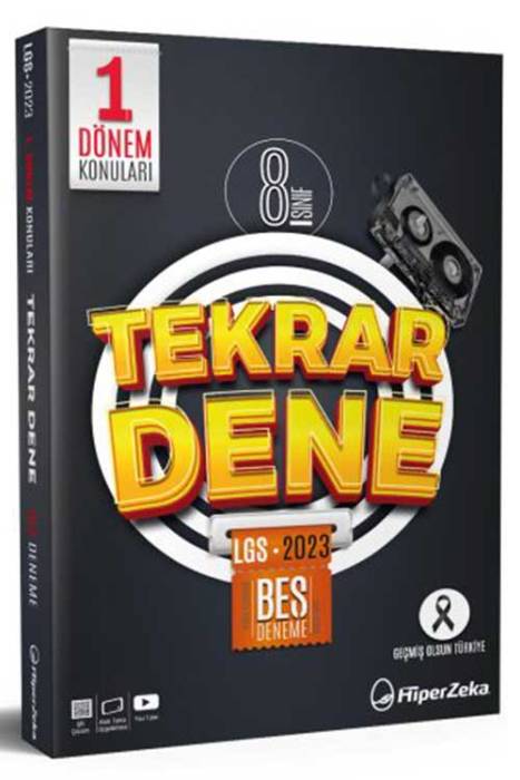 2023 8. Sınıf LGS Tekrar Dene 5 Deneme 1. Dönem Konuları Hiper Zeka Yayınları