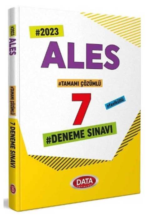 2023 ALES 7 Deneme Çözümlü Data Yayınları