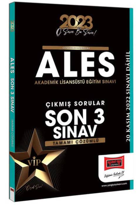 2023 ALES Tamamı Çözümlü 3 Sınav Çıkmış Sorular Yargı Yayınları