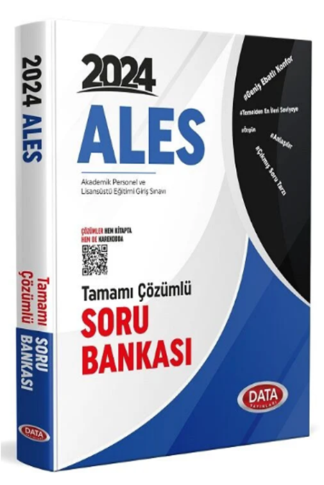 2024 ALES Soru Bankası Çözümlü Data Yayınları