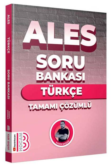 2024 ALES Türkçe Tamamı Çözümlü Soru Bankası Benim Hocam Yayınları