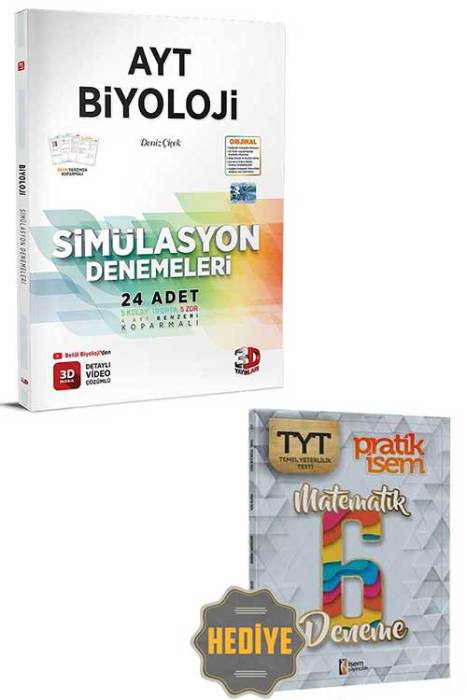 AYT 3D Biyoloji Simülasyon Denemeleri 3D Yayınları Hediyeli