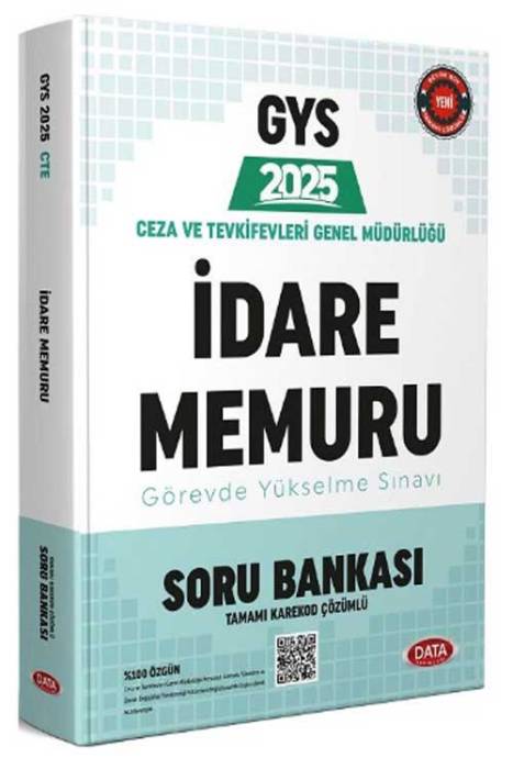 2025 GYS Ceza ve Tevkifevleri İdare Memuru Soru Bankası Görevde Yükselme Data Yayınları