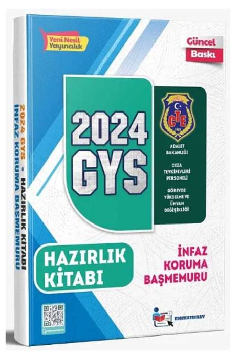 2024 GYS Ceza Tevkifevleri İnfaz Koruma Başmemuru Konu Anlatımlı Hazırlık Kitabı Görevde Yükselme Memur Sınav Yayınları