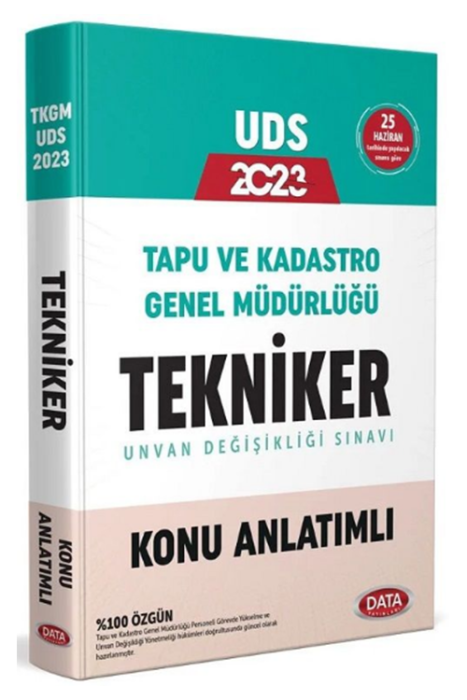 2023 GYS UDS Tapu Kadastro Tekniker Konu Anlatımı Unvan Değişikliği Görevde Yükselme Data Yayınları