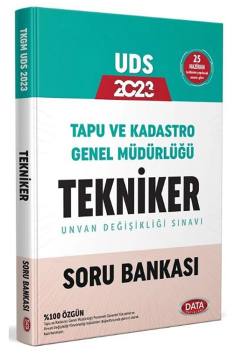 2023 GYS UDS Tapu Kadastro Tekniker Soru Bankası Unvan Değişikliği Görevde Yükselme Data Yayınları