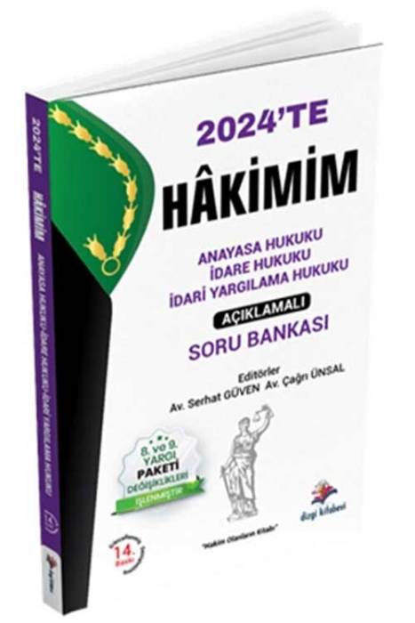 2024 Hakimim Hakimlik Anayasa-İdare-İdari Yargılama Hukuku Soru Bankası Çözümlü 14. Baskı Dizgi Kitap