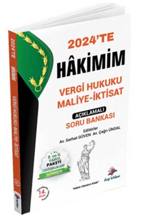 2024 Hakimim Hakimlik Vergi Hukuku-Maliye-İktisat Soru Bankası Çözümlü 14. Baskı Dizgi Kitap Yayınları