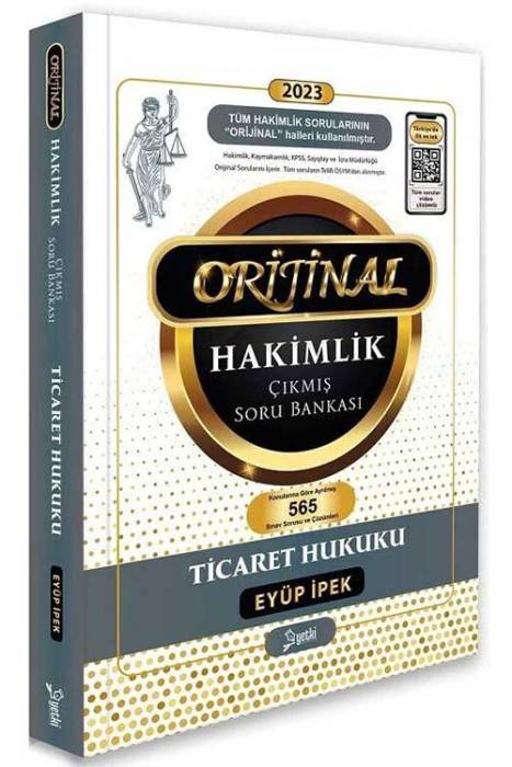 2023 Hakimlik Kaymakamlık KPSS İcra Müdürlüğü Ticaret Hukuku ORJİNAL Çıkmış Soru Bankası - Eyüp İpek Yetki Yayıncılık