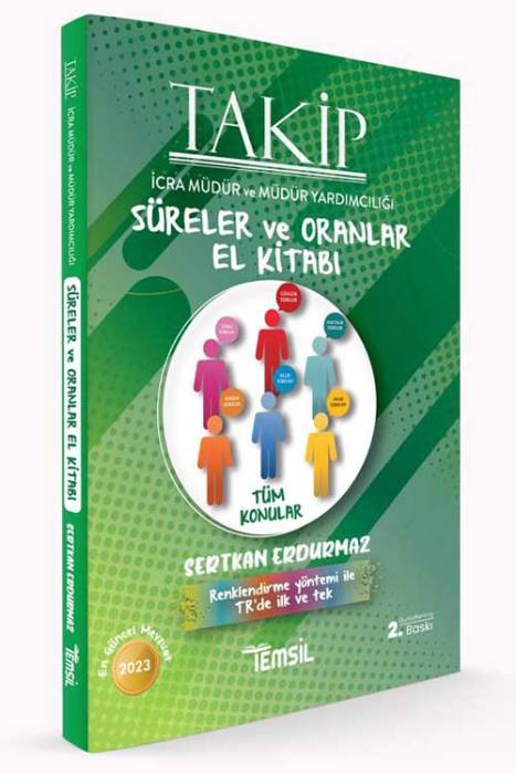 2023 İcra Müdürlüğü ve Yardımcılığı TAKİP Süreler ve Oranlar Konu Anlatımı El Kitabı 2. Baskı Temsil Yayınları