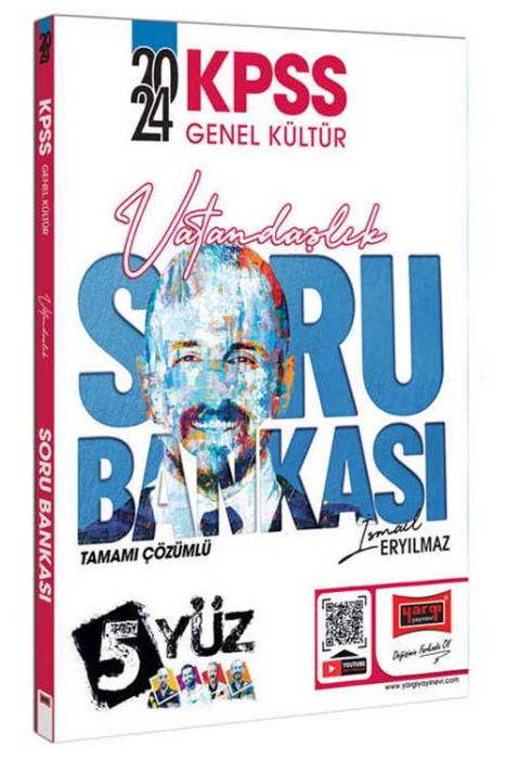 2024 KPSS Genel Kültür 5Yüz Vatandaşlık Tamamı Çözümlü Soru Bankası Yargı Yayınları