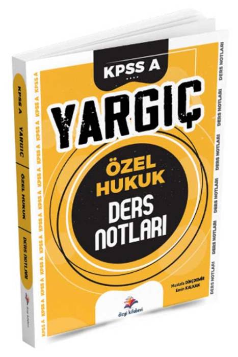 2025 KPSS A Özel Hukuk Ders Notları Dizgi Kitap Yayınları