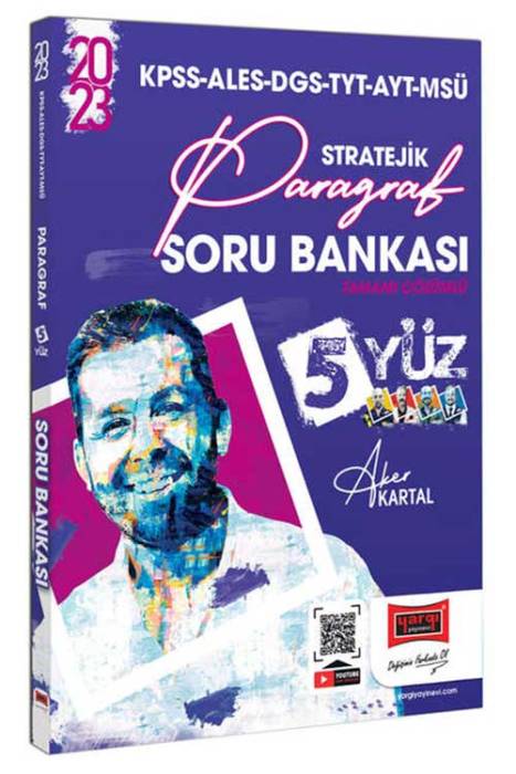 2023 KPSS ALES DGS TYT AYT MSÜ 5Yüz Tamamı Çözümlü Stratejik Paragraf Soru Bankası Yargı Yayınları