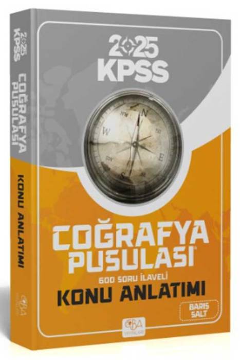 2025 KPSS Coğrafya Pusulası Konu Anlatımı CBA Akademi Yayınları