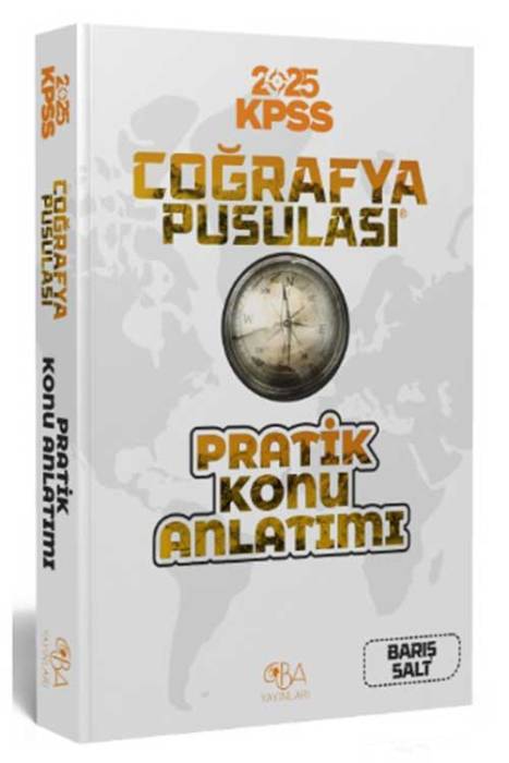 2025 KPSS Coğrafya Pusulası Pratik Konu Anlatımı CBA Akademi Yayınları