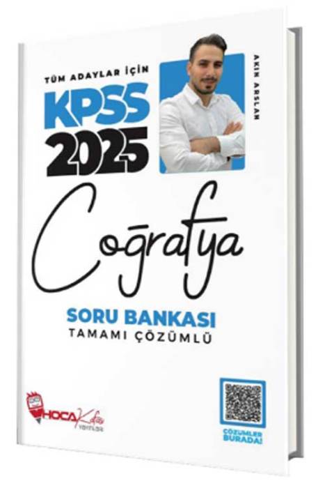 2025 KPSS Coğrafya Soru Bankası Çözümlü Hoca Kafası Yayınları