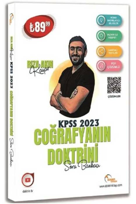 2023 KPSS Coğrafyanın Doktrini Coğrafya Soru Bankası Video Çözümlü Doktrin Yayınları