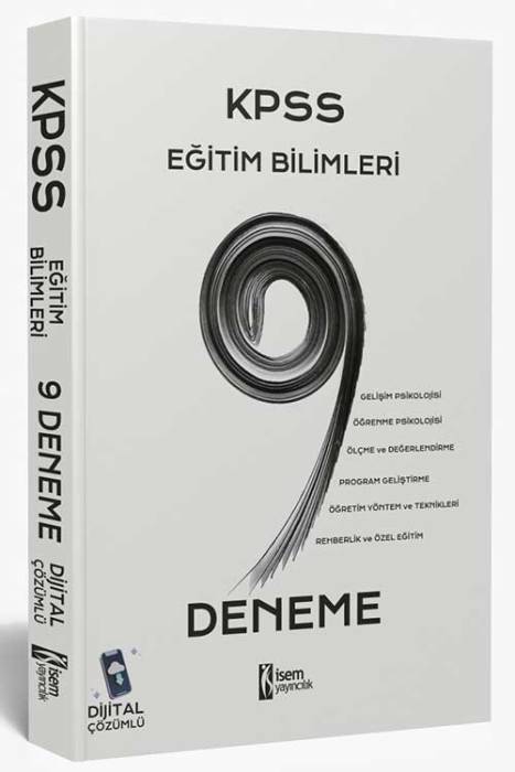 2023 KPSS Eğitim Bilimleri 9 Deneme İsem Yayıncılık