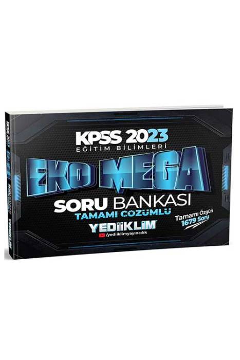 2023 KPSS Eğitim Bilimleri Eko Mega Tamamı Çözümlü Soru Bankası Yediiklim Yayınları