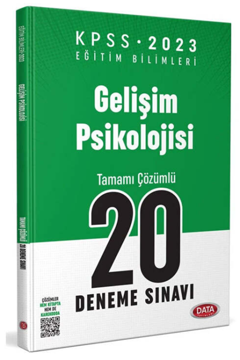 2023 KPSS Eğitim Bilimleri Gelişim Psikolojisi 20 Deneme Data Yayınları