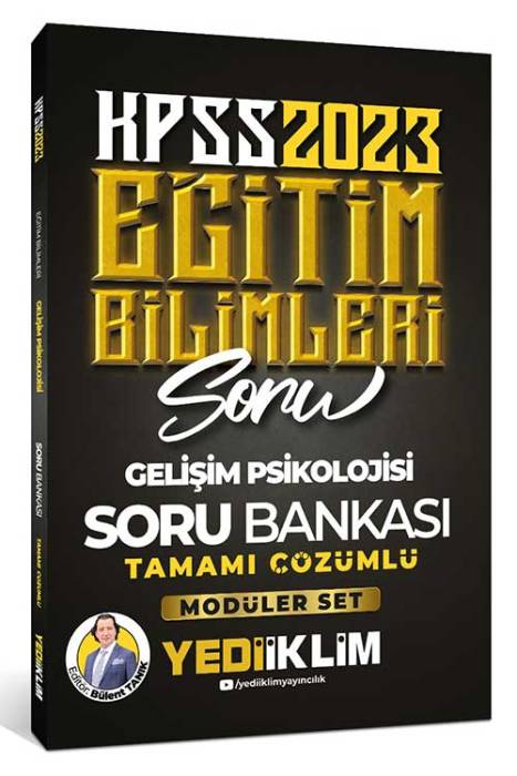 2023 KPSS Eğitim Bilimleri Gelişim Psikolojisi Tamamı Çözümlü Soru Bankası (Modüler Set İçerisindeki) Yediiklim Yayınları