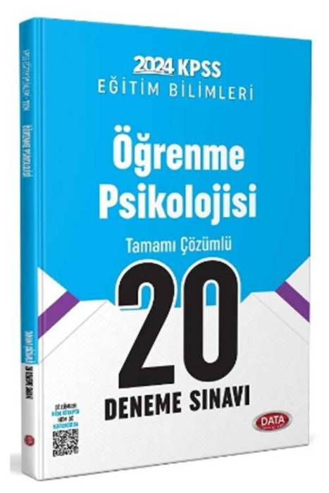 2024 KPSS Eğitim Bilimleri Öğrenme Psikolojisi 20 Deneme Çözümlü Data Yayınları